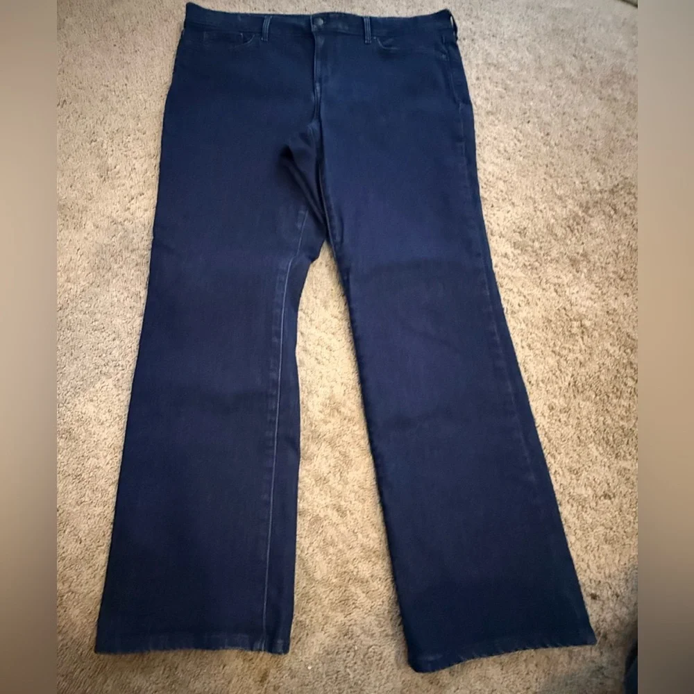 NYDJ Jeans Marilyn Straight Lift Xtuck Womens Blue Mid Rise. 16P - Picture 2 of 9